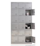 Student Closet 18 Door Locker , Stainless Steel Indoor Outdoor Medicine Display