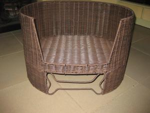 China Weaved Plastic Rattan Dog houses、Dog Kennel、Pet houses on sale