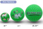 OEM Inflatable Large Rubber Bounce Ball Odorless Wear Resistant