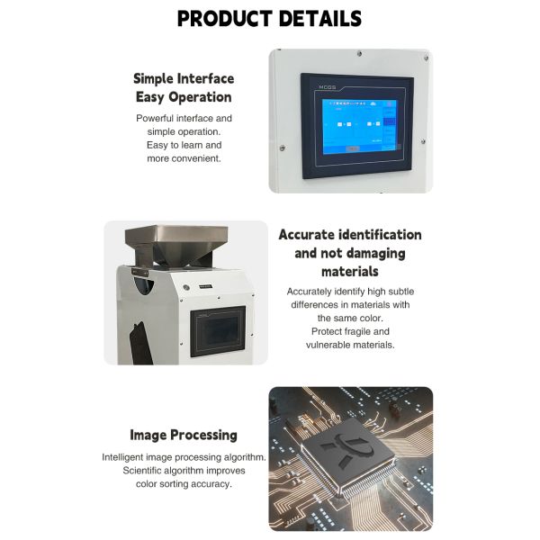 High Precision Rice Sorting Machine Tea Color Sorter Machine Ccd Color Sorter