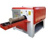 Round log cutting multiple rip saw machine, multi blade circular saw rip saw