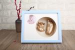 Muiti Color Baby 3D Baby Casting Kit Picture Frame For Newborn Infant