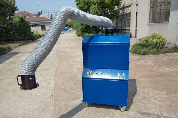 One-arm welding smoke purifier for purification device for welding smoke