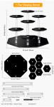 Assembled Acrylic Display Stand For Action Figures Dolls Jewelry Perfume