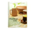 PLASTIC LENTICULAR flip printed spiral school lenticular 3d notebook cover