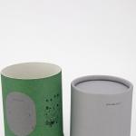 Luxury Custom Paper Tube Box For Candles Cosmetic Tube Packaging With a Window