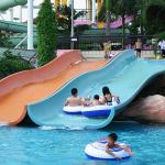 Fiberglass Kids' Water Slides, Outdoor Pool Water Slide For Children With a