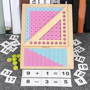 Wholesale Geometric 30.5cm Wooden Counting Board Number Puzzle Board from china suppliers