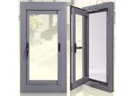 Horizontal Casement Aluminium Tilt And Turn Windows Double Glazed Sound