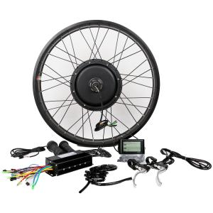 Wholesale 45KPH with LCD display 48V 1500W electric bike conversion kit from china suppliers