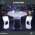 Outdoor&Indoor Color Changing Plastic Square LED Dining Table