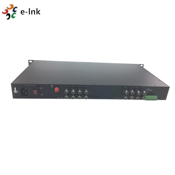 Analog Coaxial To Fiber Converter 1080P HD AHD CVI TVI CVBS Video Transmitter
