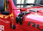 Customizable Light Mounting Brackets for Jeep Wrangler JL Silver Exterior