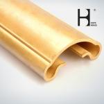 Brass extrusion profiles of floor handrail building material OEM ODM Copper