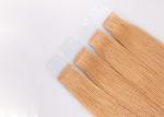 Double Weft Tape In Human Hair Extensions , European Tape In Hair Extensions