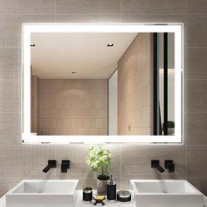 Wholesale 1650lm Dimmable Backlit Bathroom Mirror 22W 700mm Touch Sensor from china suppliers