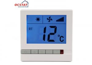Wholesale Wall Mounted Easy Heat Non Programmable Thermostat Large LCD Fan Speed Control from china suppliers