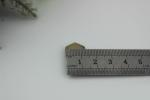 Bags hardware zinc alloy hanging brush anti brass 15 mm six-sided decorative