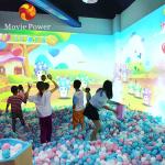 Kids Indoor Playground Park 3D Interactive Ball Game Big Floor Wall Projection