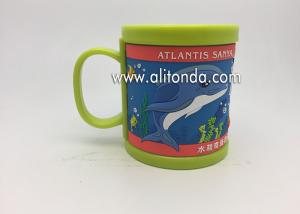 Wholesale Alitonda plastic product factory customize wholesale any shape logo 3D Rubber pvc mug cup plastic Soft Pvc Mug soccer from china suppliers