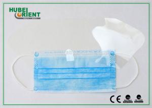 Wholesale Protective PP Disposable Face Mask White Blue with Splash Visor from china suppliers