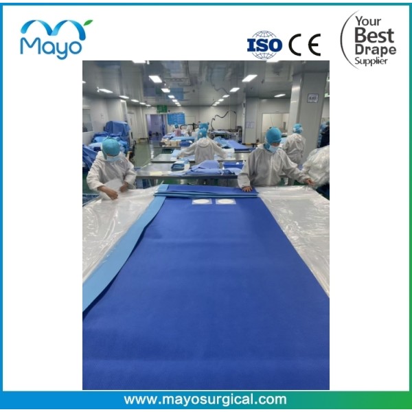 Surgical Angiography Pack with Femoral Drape 4 hole