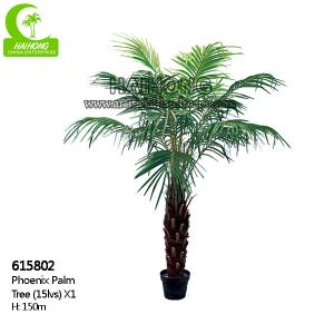 Wholesale Fiberglass Trunk H150cm Large Artificial Palm Trees For Outside from china suppliers