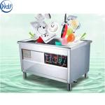 High Safety Level Electric Dish Washer Brush Conveyor Belt Washer With Great