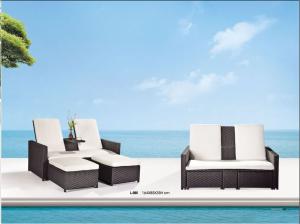 Wholesale hotel garden sun lounger rattan chaise lounge from china suppliers