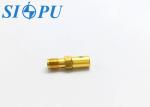SMA Male to SSMB Male RF Coaxial Adapter – Brass, Gold Plated (SMA(K)-SSMB(K))