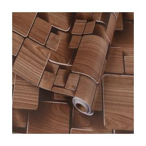 Wholesale Apartment Summer Beach Style Wood Wallpaper for Kitchen Backsplash Bathroom Bookshelf Shelf Drawer Liner 1.96ft *16.4ft from china suppliers