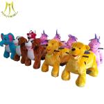 Hansel motorized plush riding animals coin operated children rides car