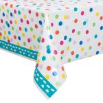 Premium Disposable Plastic Tablecloths , PE Plastic 54 X 108 Tablecloth