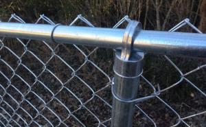 Wholesale PVC Coated Anti Climb Chain Link Fence , Zig Zag Pattern Building Site Fencing from china suppliers
