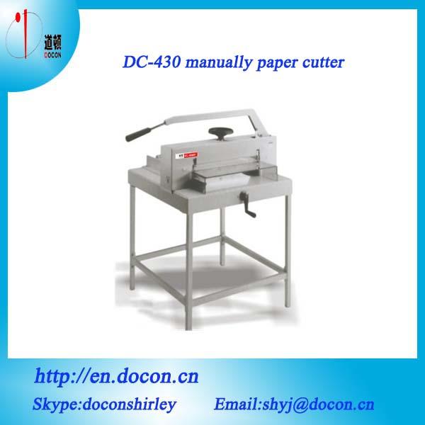 DC-430 manually paper cutter