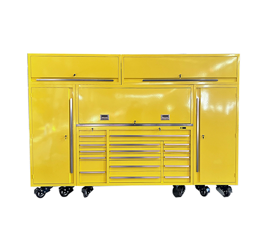 Garage Store Tools Customized Support ODM 72 Inch Tool Cabinet with Drawers and Workbench