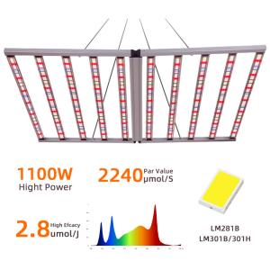 Wholesale 1100W UV IR LED Grow Light Full Spectrum With Foldable Bracket UL CE Approved UV Grow Light For Indoor Plants from china suppliers