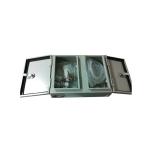 12 Cores Fiber Optic FTTH Termination Box Single / Double Door Customized Size