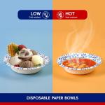 Versatile Paper bowls Cups for Various Food and Beverage Applications