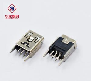 Vertical Leg 5 Pin Type B PCB Micro USB Socket Connector