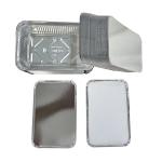 Aluminium Foil Container Tray With Lid Custom Order Accepted HEIGHT Customizable