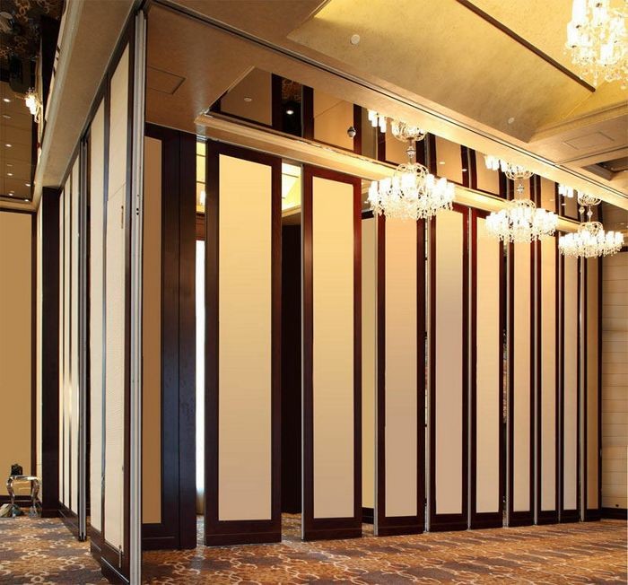 Dinning Hall Movable Panel Sound Proof Partition Wall Max 4 Meter Height