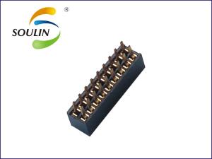 Wholesale 1 Pin 2 Pin Female Header Connector 1.27mm Pitch Gold Plated from china suppliers