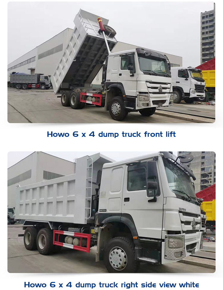Sinotruk 6x4 Dump Truck With The Overturning Body Platform