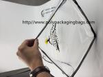 Drawstring Frosted Recycled Plastic Backpack Eco - Friendly Water Proof