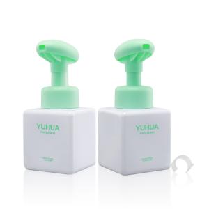 Wholesale Empty Liquid Soap Bottle100ml 120ml 150ml 250ml Square Foam Face Cleanser from china suppliers