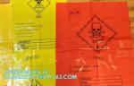Linear Low-Density Polyethylene Medical Waste Bags Ideal for use in hospitals,