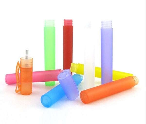 Colorful Pen Type Perfume Bottle 2ml 3ml 5ml 8ml 10ml Empty Small Plastic Spray