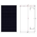 12V 100W Ultra Thin Semi Flexible Monocrystalline Solar Panel With ETFE Coating
