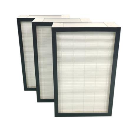 Ultrafine Glass Fiber Air Filter , Clean Room HEPA Filter H13 H14 U15 99.99%